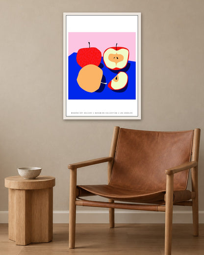 SENT Studio - Artistic Poster No. 28 - white frame in a room