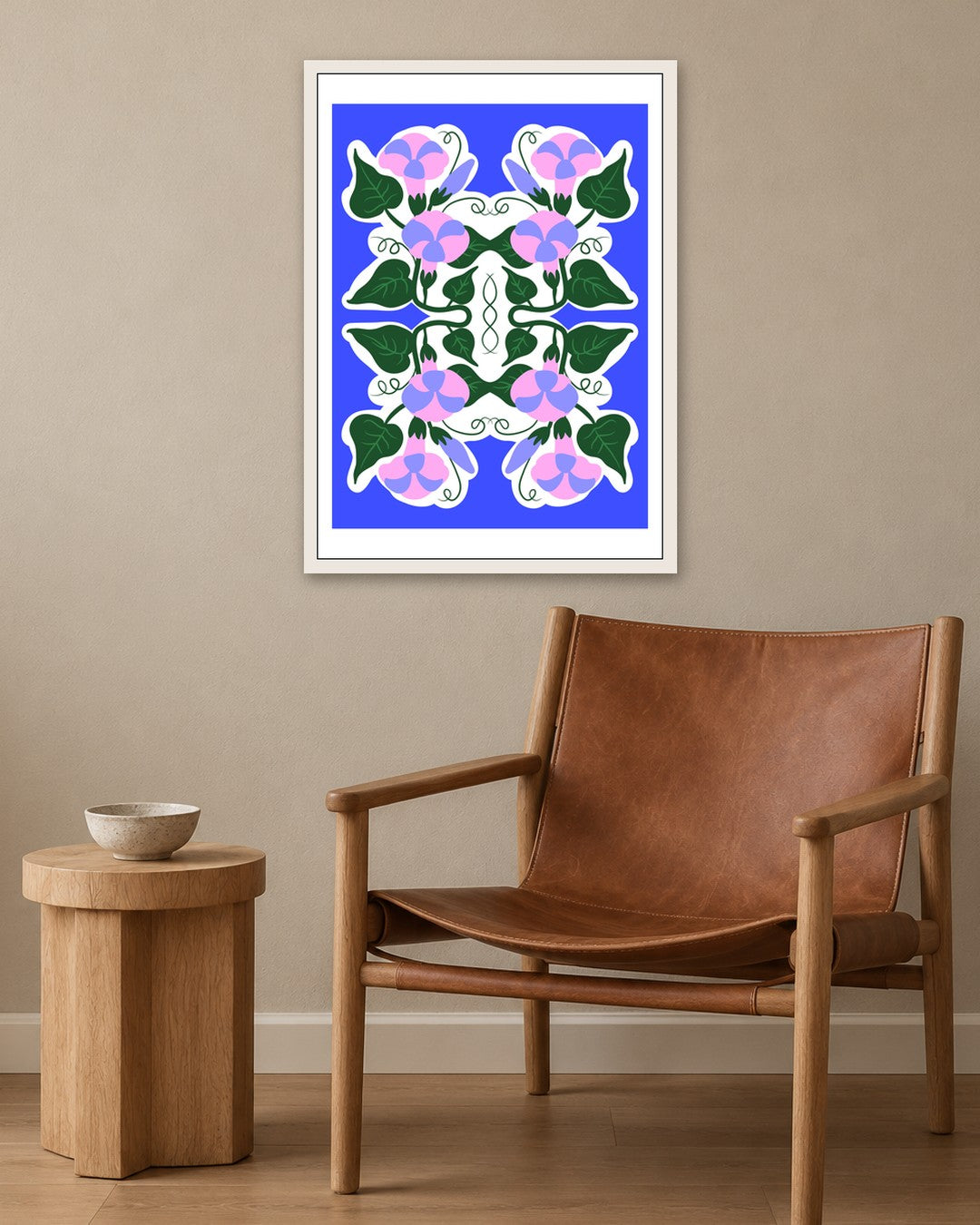 SENT Studio - Aesthetic Poster No. 26 - white frame in a room