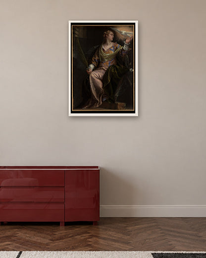 Renaissance Masters - Renaissance Masterpiece No. 118 - white frame in a room