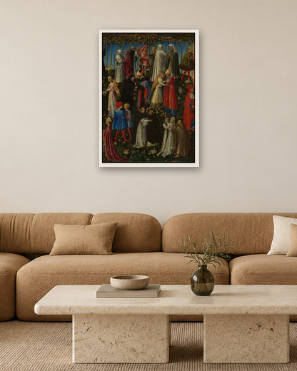 Renaissance Masters - Renaissance Masterpiece No. 398 - white frame in a room