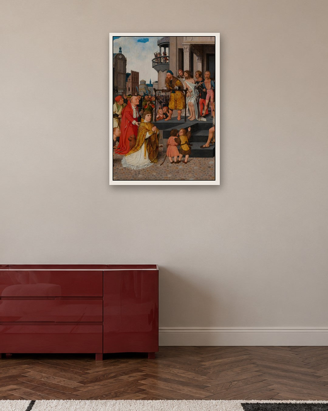 Renaissance Masters - Renaissance Masterpiece No. 201 - white frame in a room