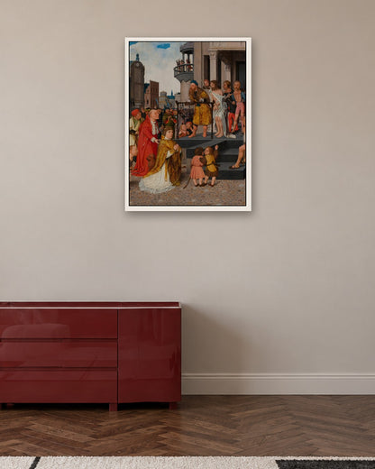 Renaissance Masters - Renaissance Masterpiece No. 201 - white frame in a room