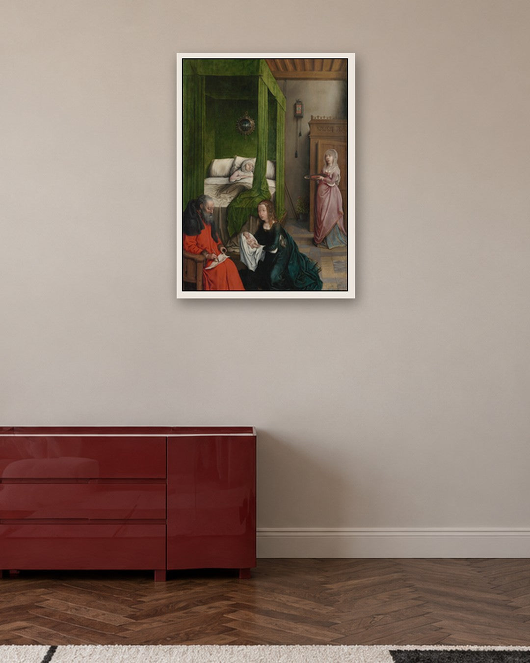 Renaissance Masters - Renaissance Masterpiece No. 107 - white frame in a room