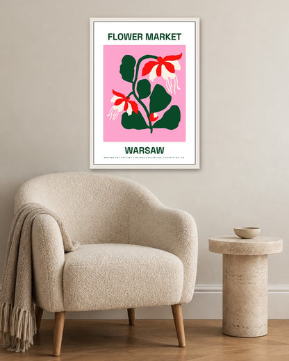 SENT Studio - Artistic Poster No. 30 - white frame in a room