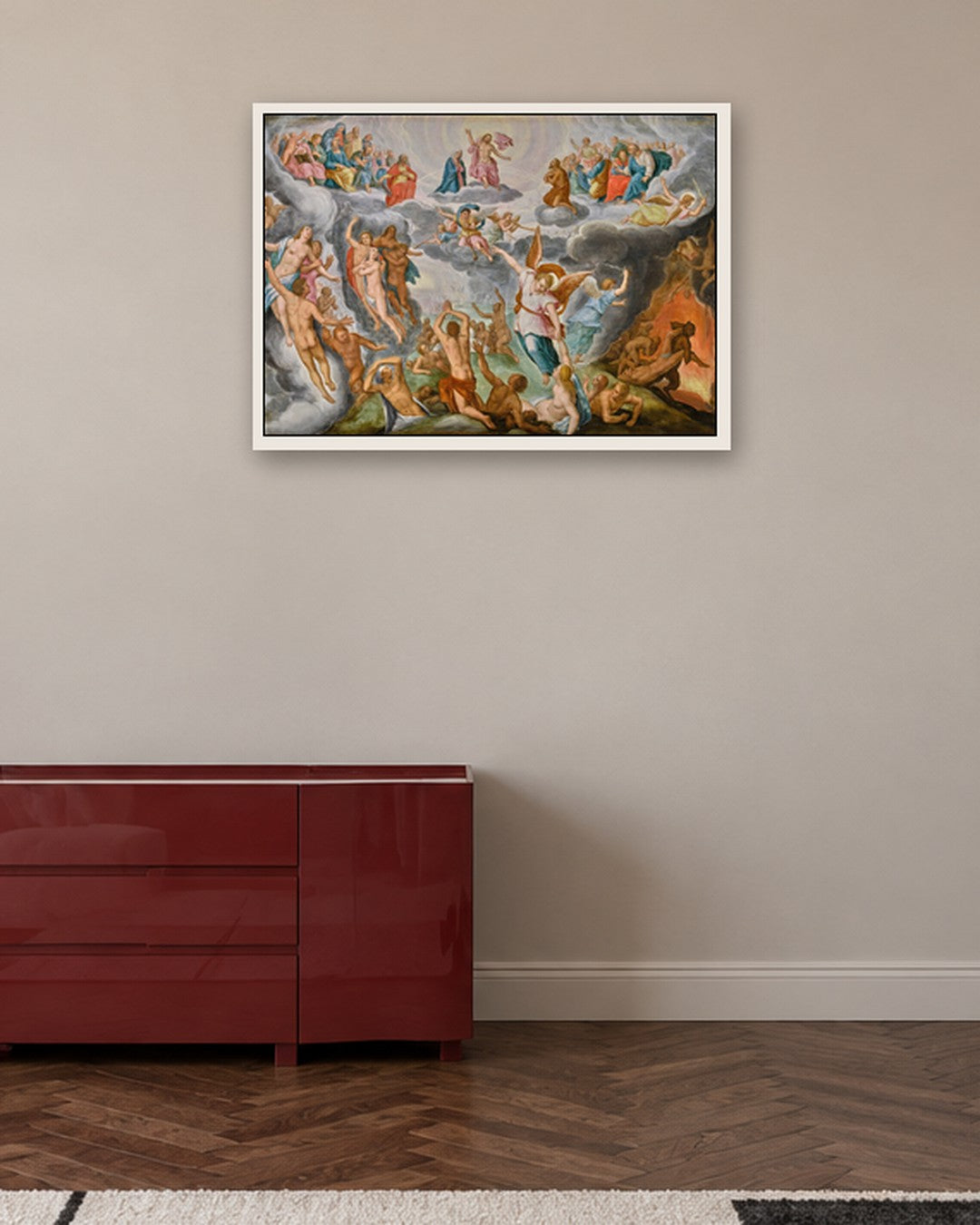Renaissance Masters - Renaissance Masterpiece No. 396 - white frame in a room