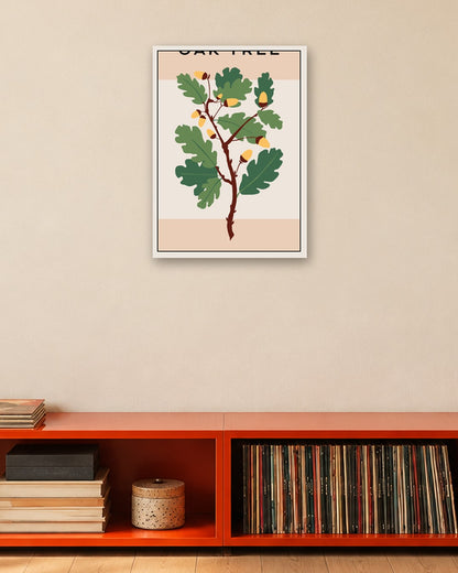 SENT Studio - Botanical Poster No. 59 - white frame in a room