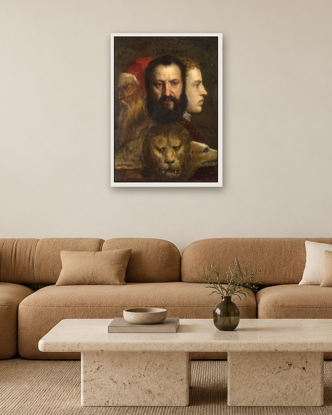 Renaissance Masters - Renaissance Masterpiece No. 223 - white frame in a room