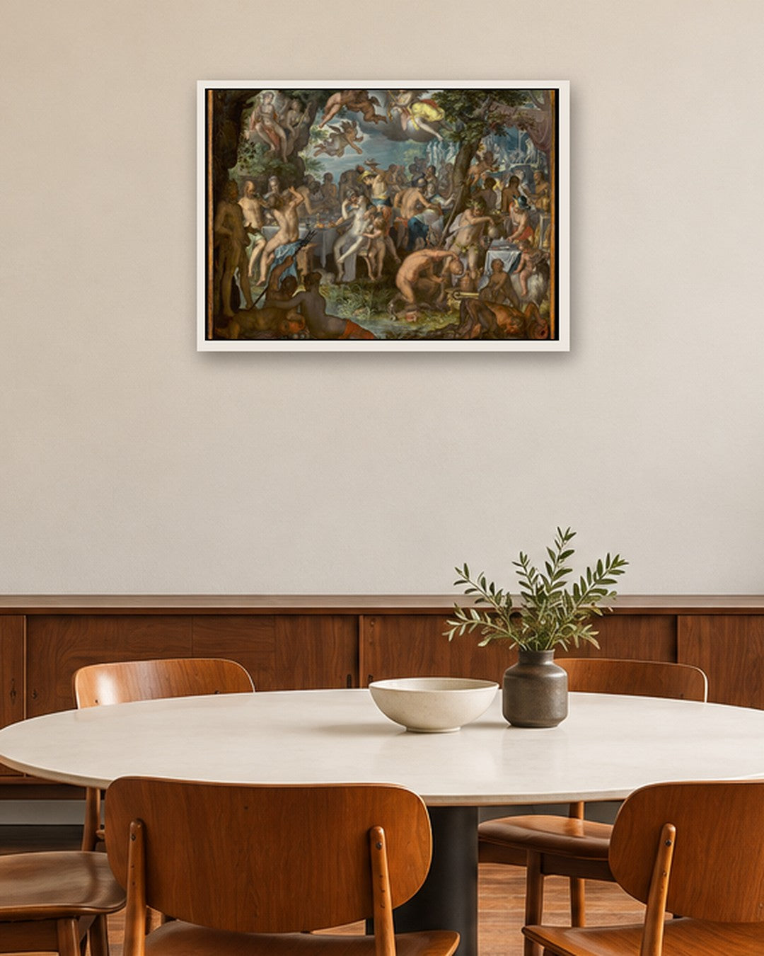 Renaissance Masters - Renaissance Masterpiece No. 98 - white frame in a room