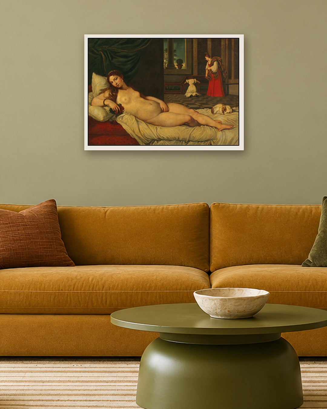Renaissance Masters - Renaissance Masterpiece No. 385 - white frame in a room