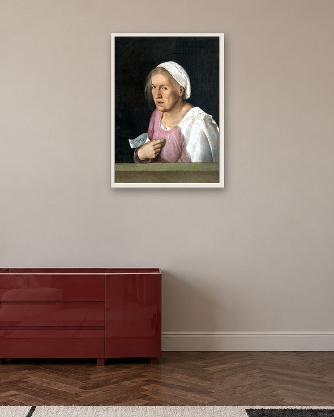 Renaissance Masters - Renaissance Masterpiece No. 278 - white frame in a room