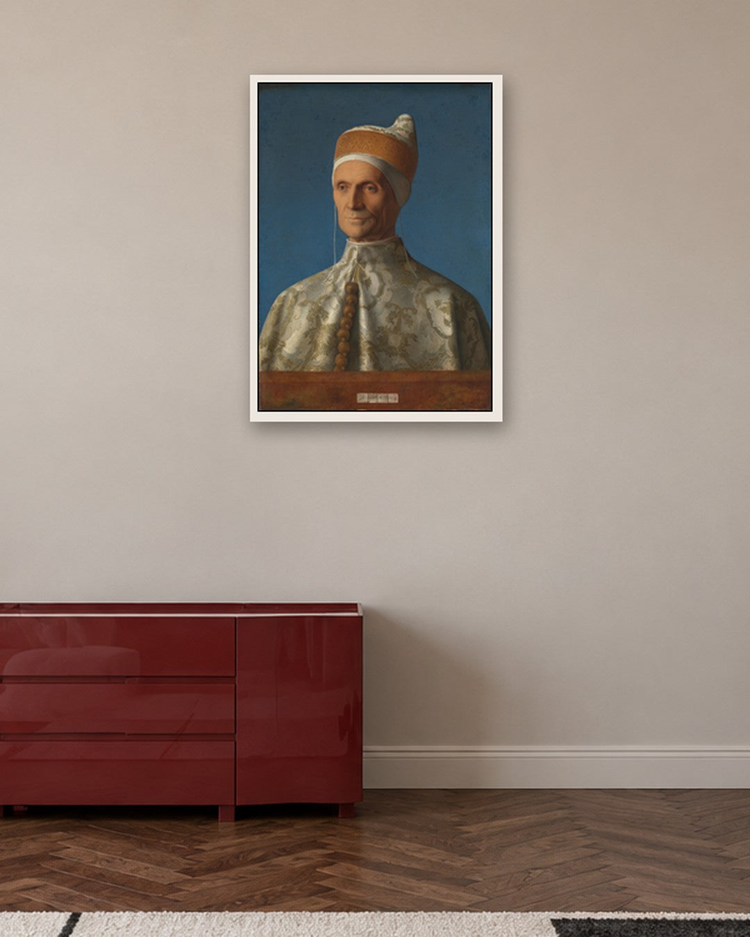Renaissance Masters - Renaissance Masterpiece No. 244 - white frame in a room