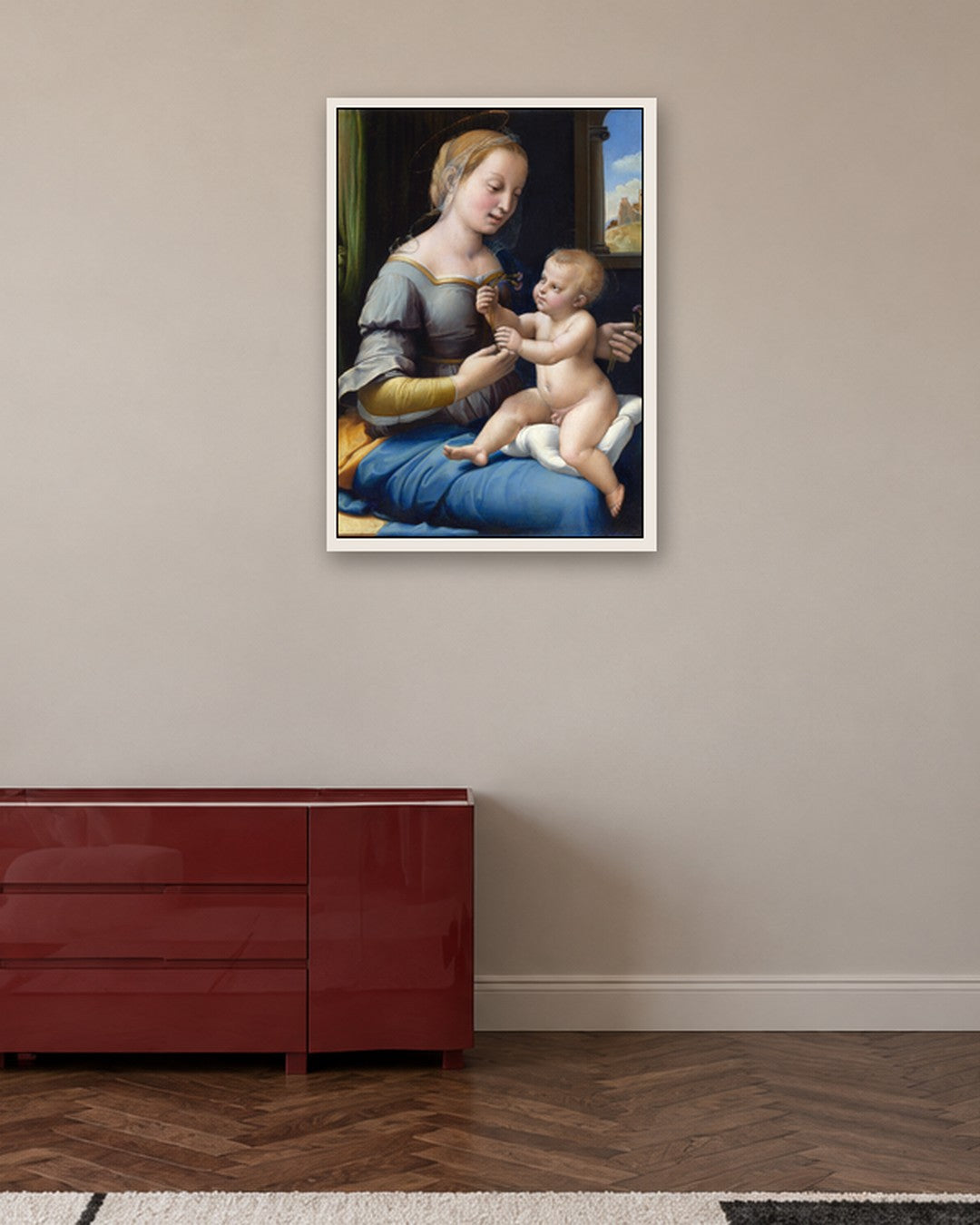 Renaissance Masters - Renaissance Masterpiece No. 318 - white frame in a room