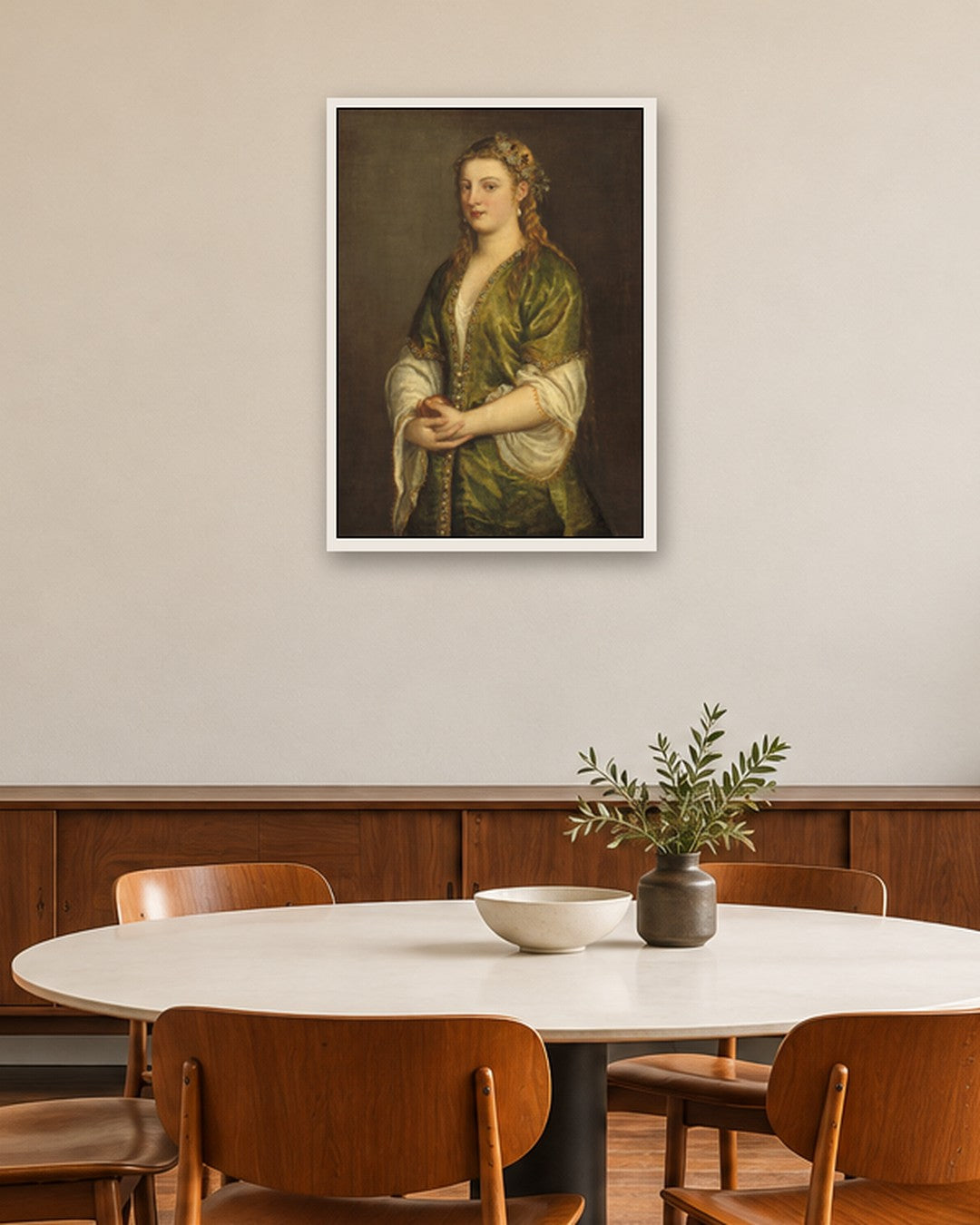Renaissance Masters - Renaissance Masterpiece No. 220 - white frame in a room