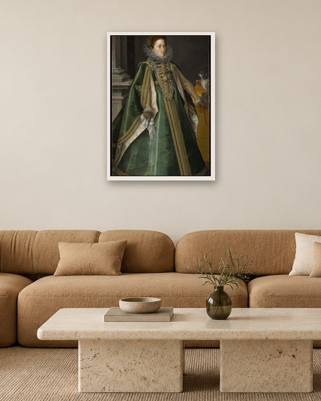 Renaissance Masters - Renaissance Masterpiece No. 100 - white frame in a room