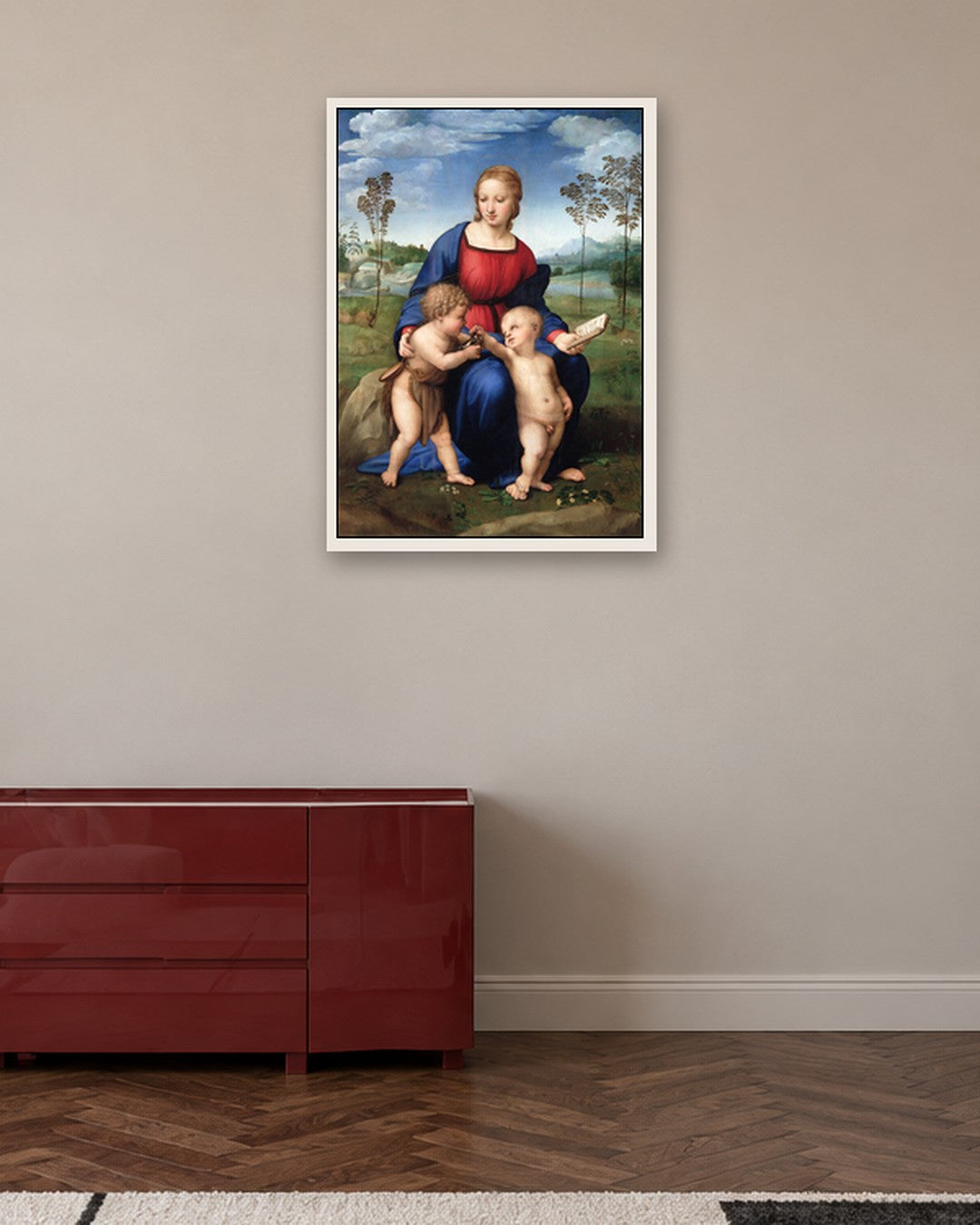 Renaissance Masters - Renaissance Masterpiece No. 321 - white frame in a room