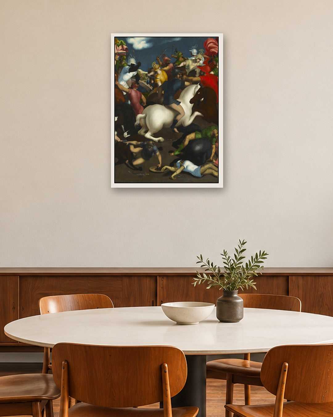 Renaissance Masters - Renaissance Masterpiece No. 53 - white frame in a room