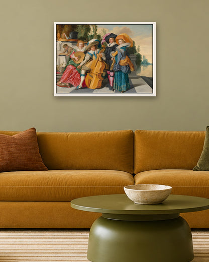 Renaissance Masters - Renaissance Masterpiece No. 79 - white frame in a room