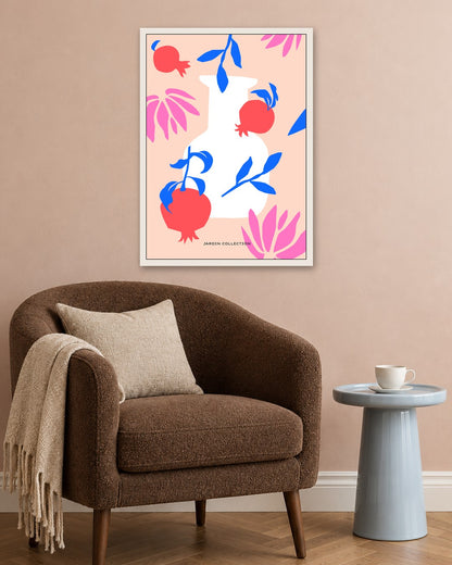 SENT Studio - Abstract Poster No. 68 - white frame in a room