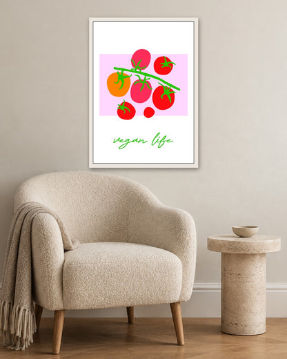 SENT Studio - Artistic Poster No. 54 - white frame in a room