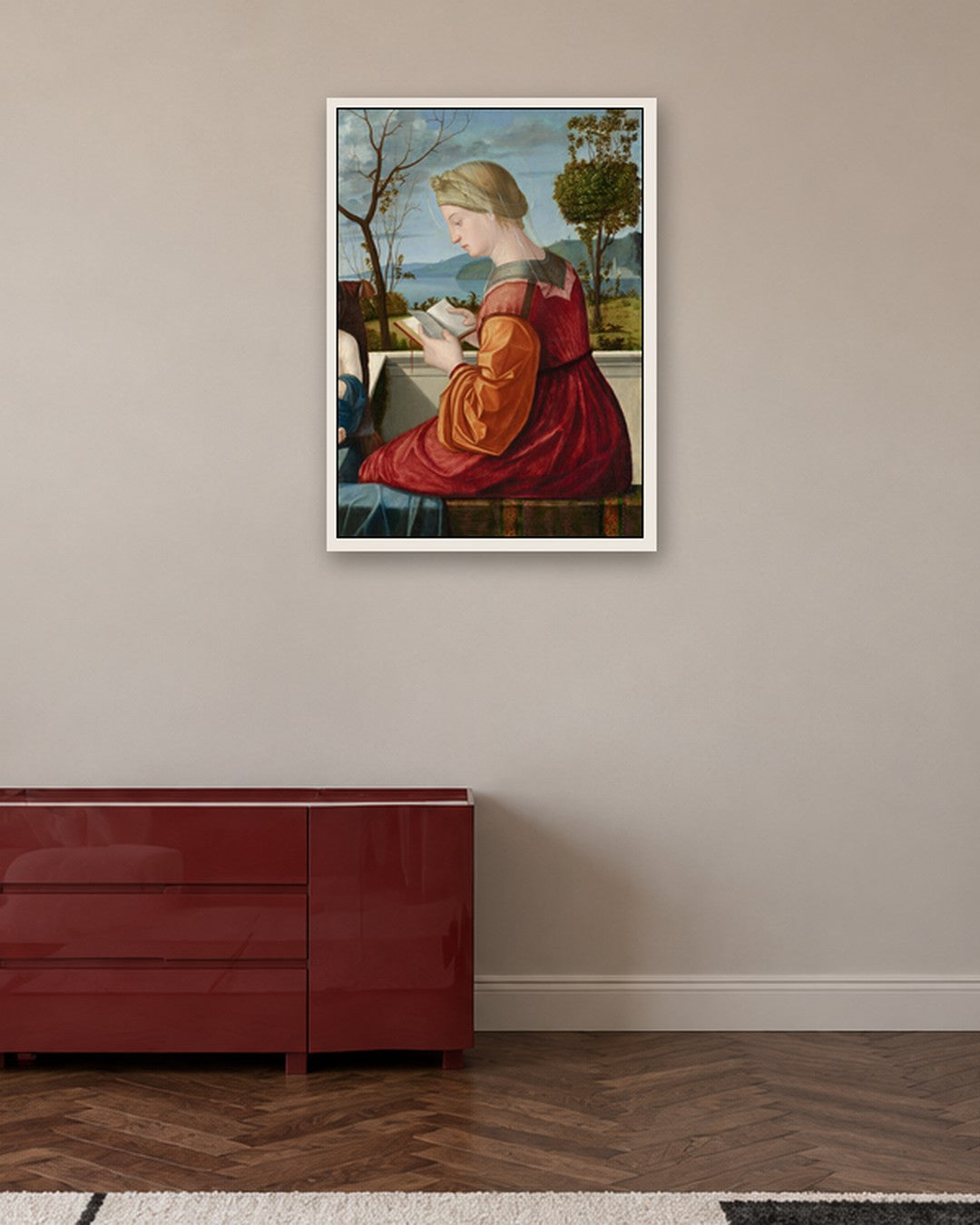 Renaissance Masters - Renaissance Masterpiece No. 87 - white frame in a room