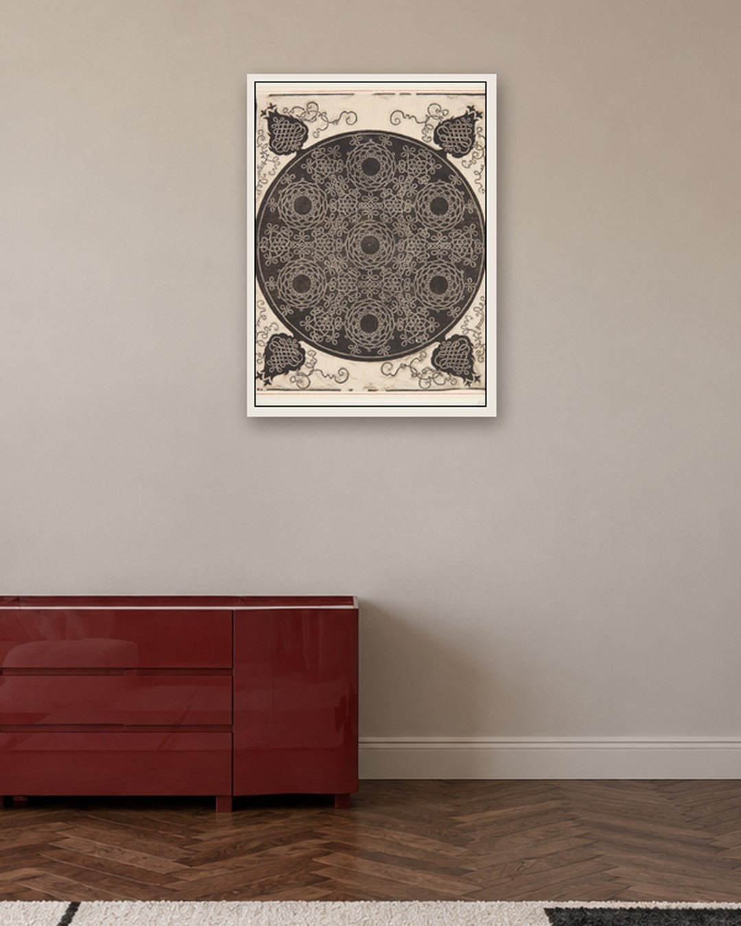 Renaissance Masters - Renaissance Masterpiece No. 193 - white frame in a room