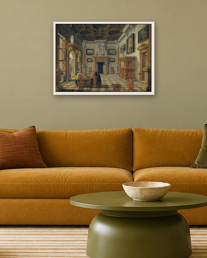 Renaissance Masters - Renaissance Masterpiece No. 195 - white frame in a room