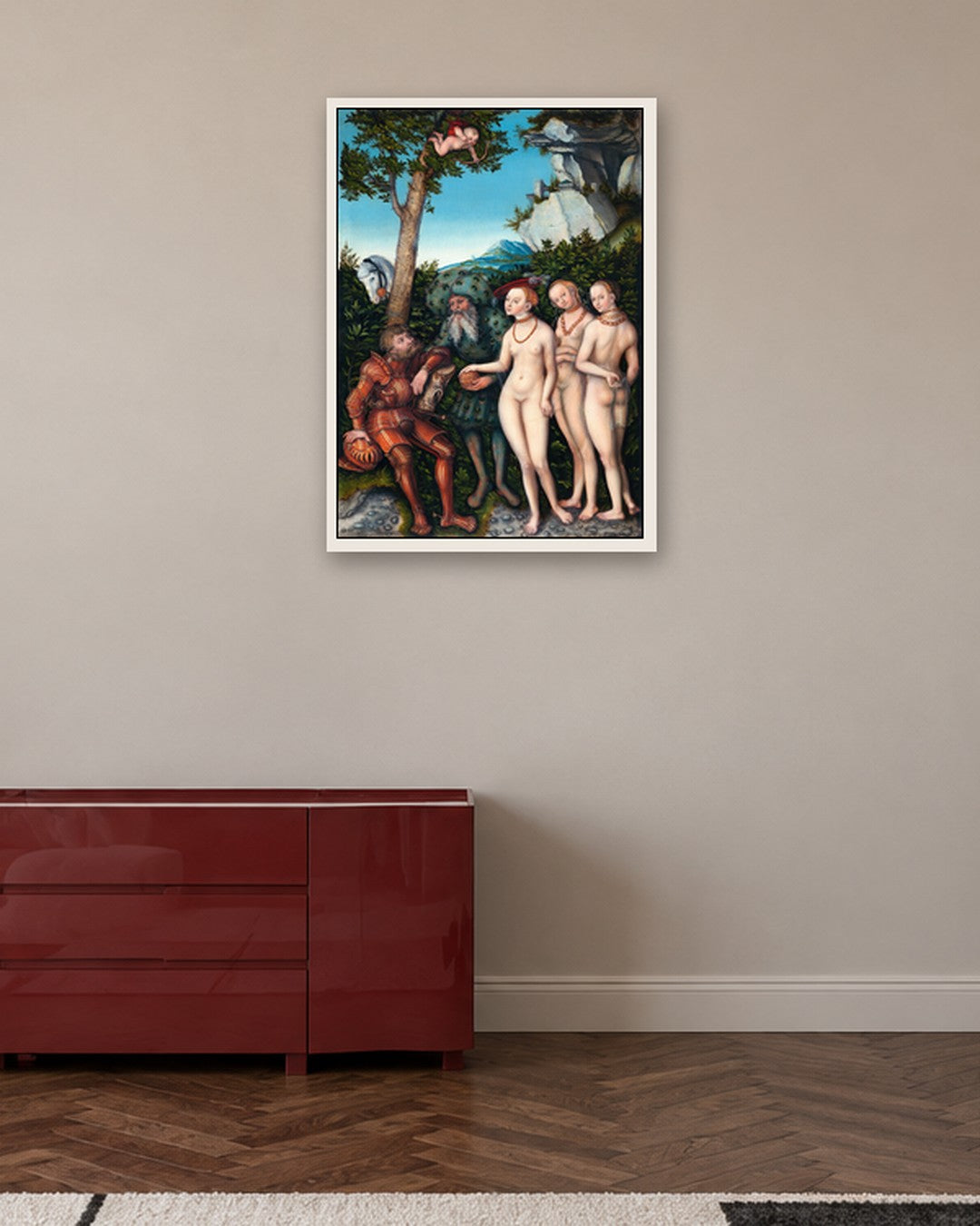 Renaissance Masters - Renaissance Masterpiece No. 291 - white frame in a room