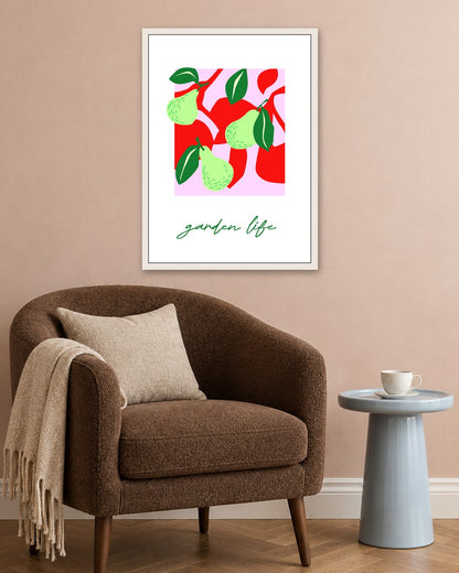 SENT Studio - Artistic Poster No. 25 - white frame in a room
