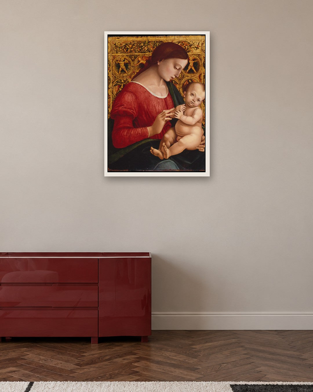 Renaissance Masters - Renaissance Masterpiece No. 152 - white frame in a room
