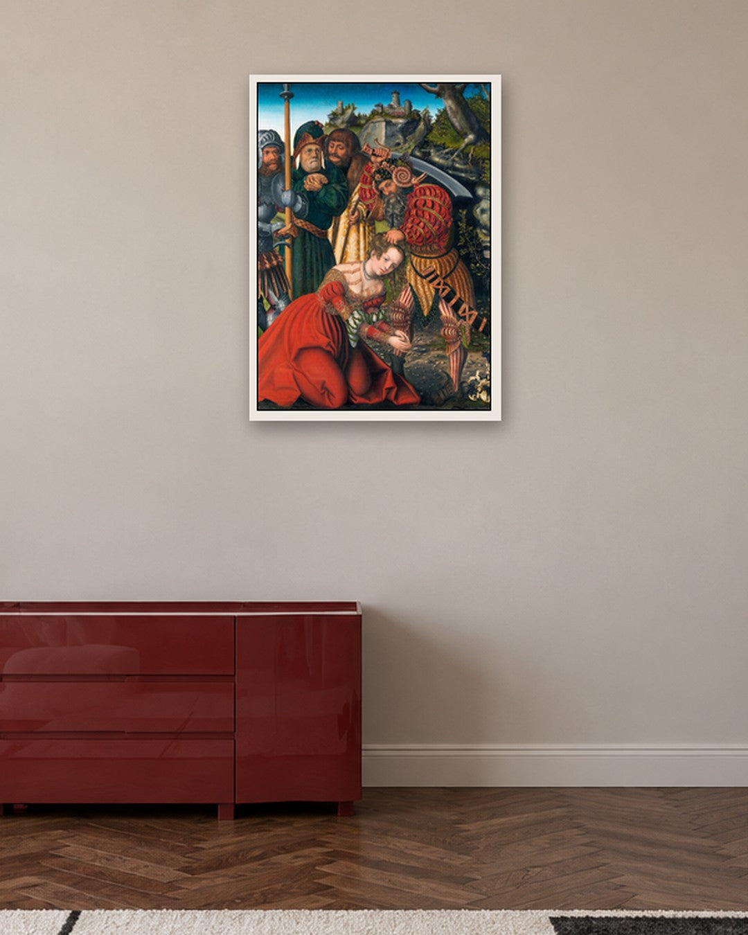 Renaissance Masters - Renaissance Masterpiece No. 272 - white frame in a room