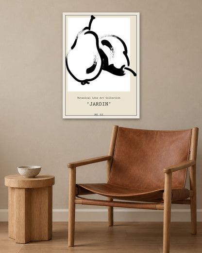SENT Studio - Bohemian Poster No. 29 - white frame in a room