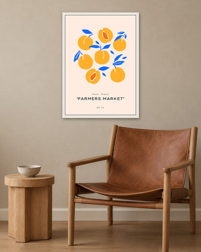 SENT Studio - Abstract Poster No. 13 - white frame in a room