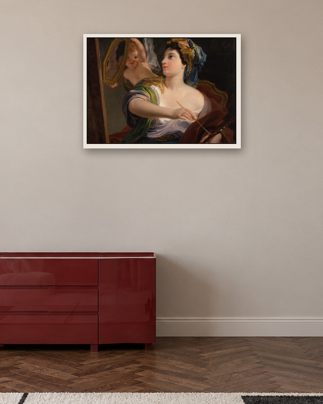 Renaissance Masters - Renaissance Masterpiece No. 68 - white frame in a room