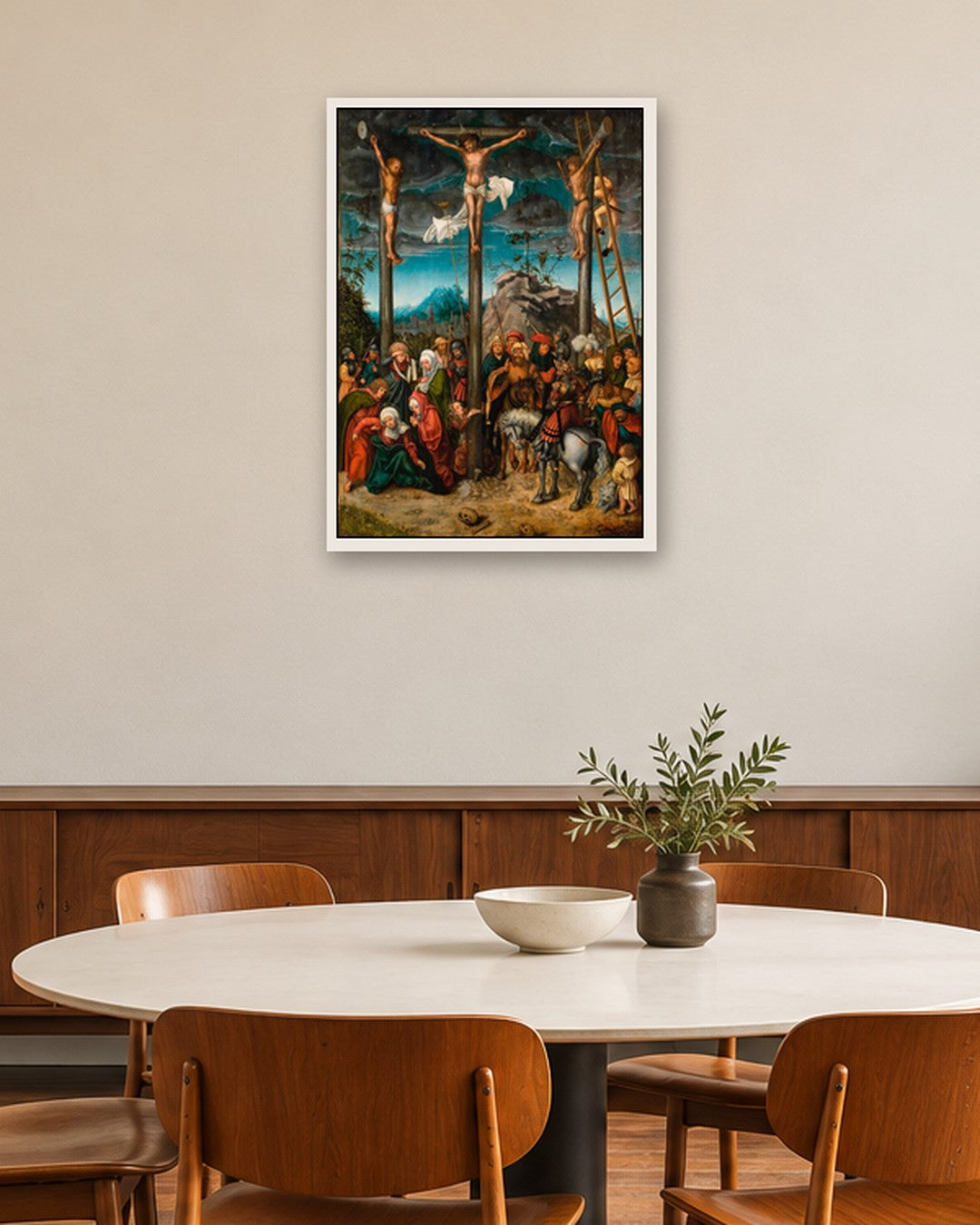 Renaissance Masters - Renaissance Masterpiece No. 196 - white frame in a room