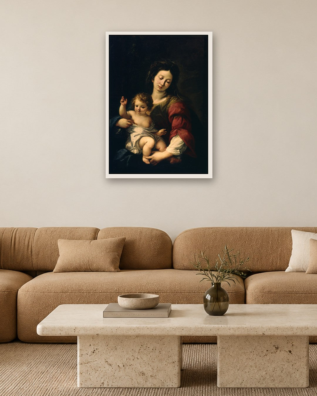 Renaissance Masters - Renaissance Masterpiece No. 74 - white frame in a room