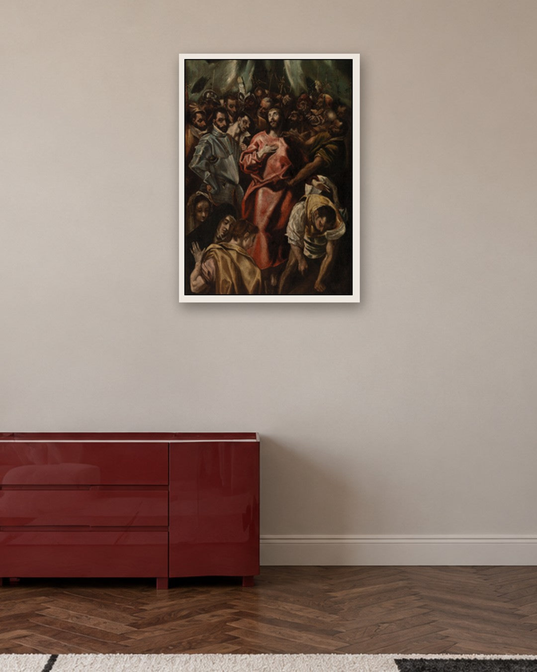 Renaissance Masters - Renaissance Masterpiece No. 126 - white frame in a room