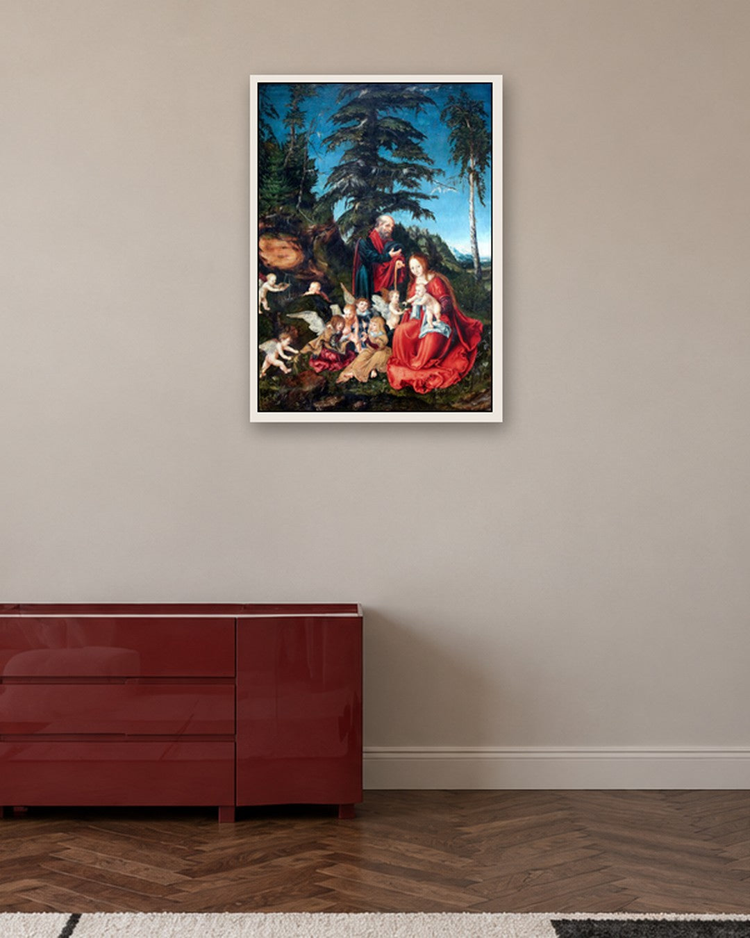 Renaissance Masters - Renaissance Masterpiece No. 279 - white frame in a room