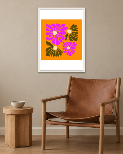 SENT Studio - Artistic Poster No. 17 - white frame in a room