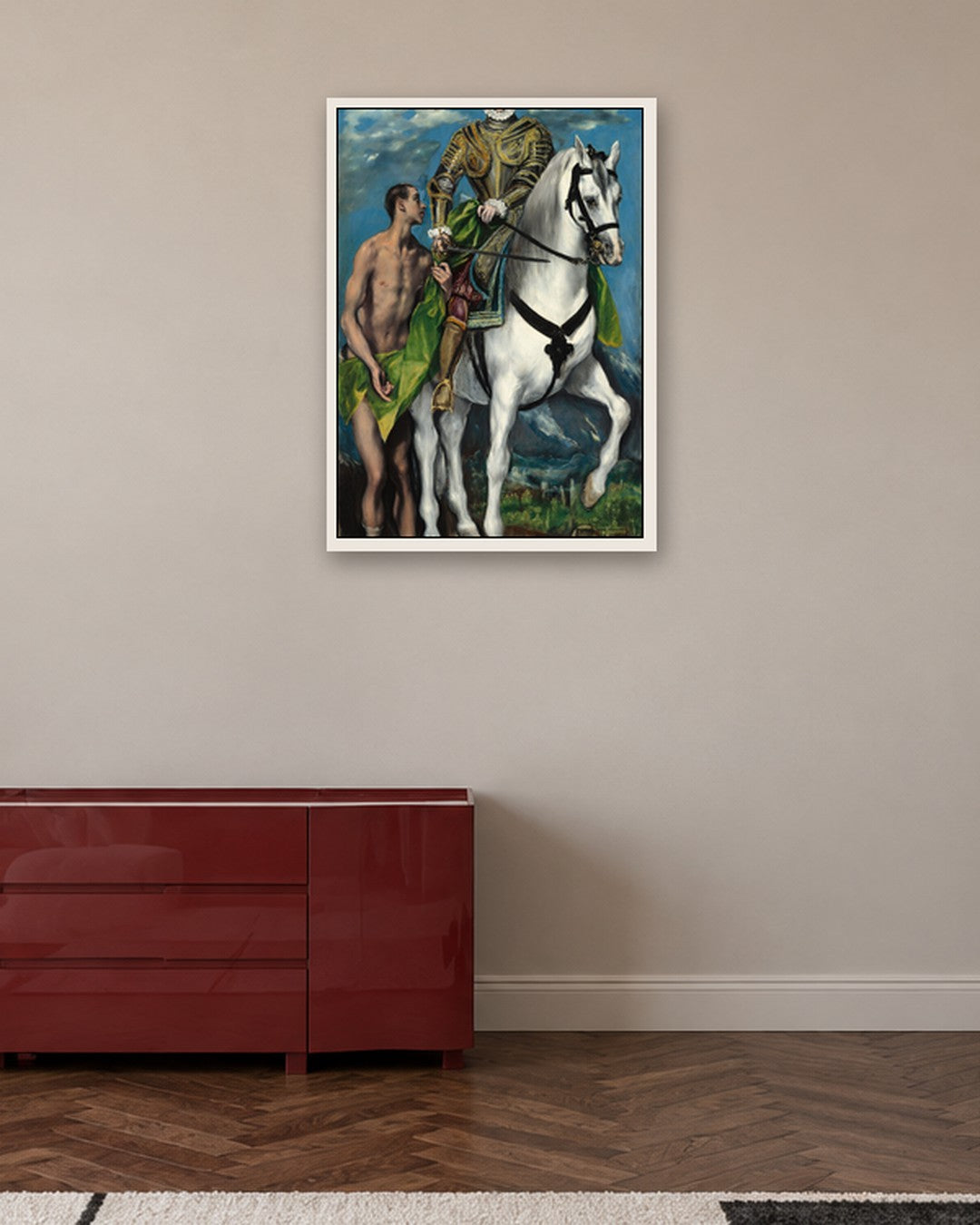Renaissance Masters - Renaissance Masterpiece No. 225 - white frame in a room