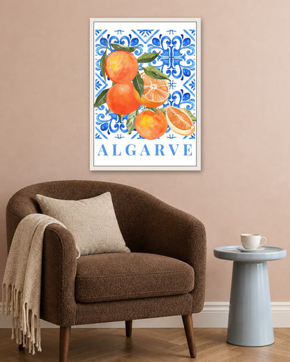 Algarve - white frame in a room