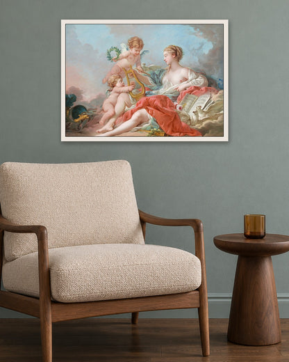 Renaissance Masters - Renaissance Masterpiece No. 210 - white frame in a room