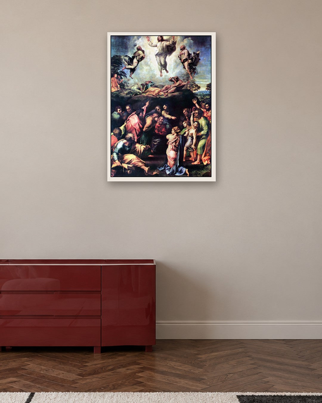 Renaissance Masters - Renaissance Masterpiece No. 296 - white frame in a room