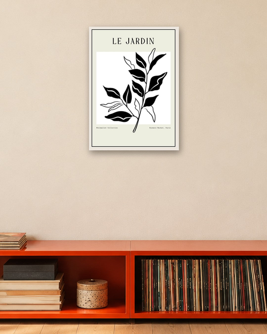 SENT Studio - Bohemian Poster No. 27 - white frame in a room