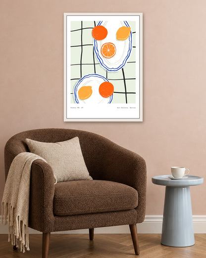 SENT Studio - Cravings Poster No. 9 - white frame in a room