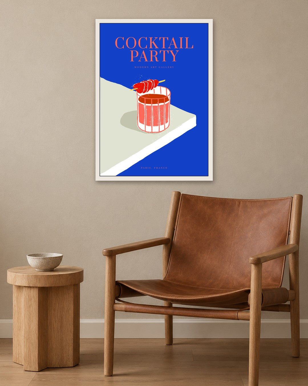 SENT Studio - Cravings Poster No. 13 - white frame in a room