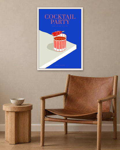 SENT Studio - Cravings Poster No. 13 - white frame in a room