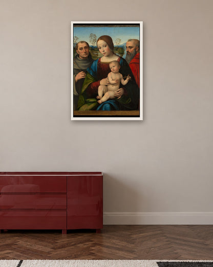 Renaissance Masters - Renaissance Masterpiece No. 168 - white frame in a room