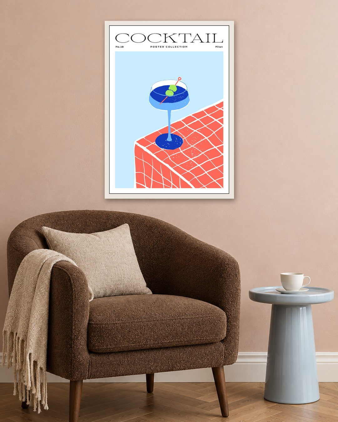 SENT Studio - Cravings Poster No. 18 - white frame in a room