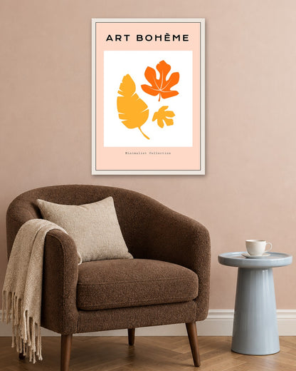 SENT Studio - Abstract Poster No. 65 - white frame in a room