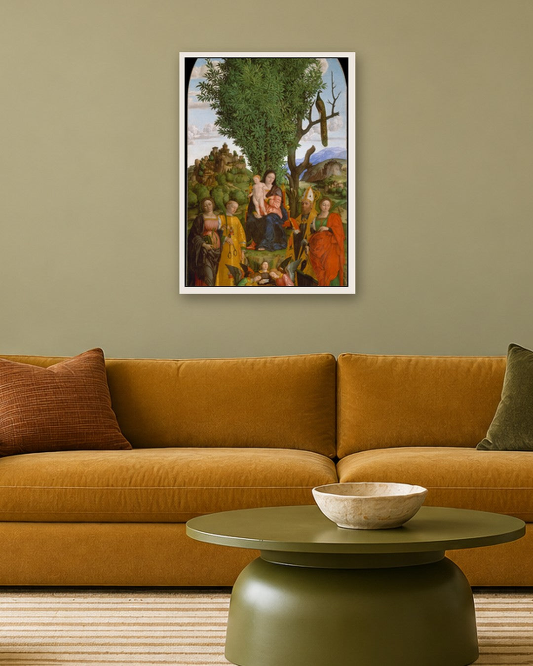 Renaissance Masters - Renaissance Masterpiece No. 155 - white frame in a room